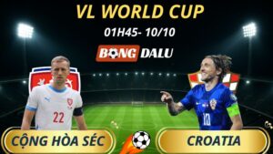 Soi Kèo Nhà Cái Cộng Hòa Séc – Croatia: 1h45 – 10/10/2025 –  Vòng Loại World Cup 2026