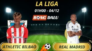 Soi Kèo Nhà Cái Athletic Bilbao – Real Madrid: 01h00 – 04/12/2025 – La Liga